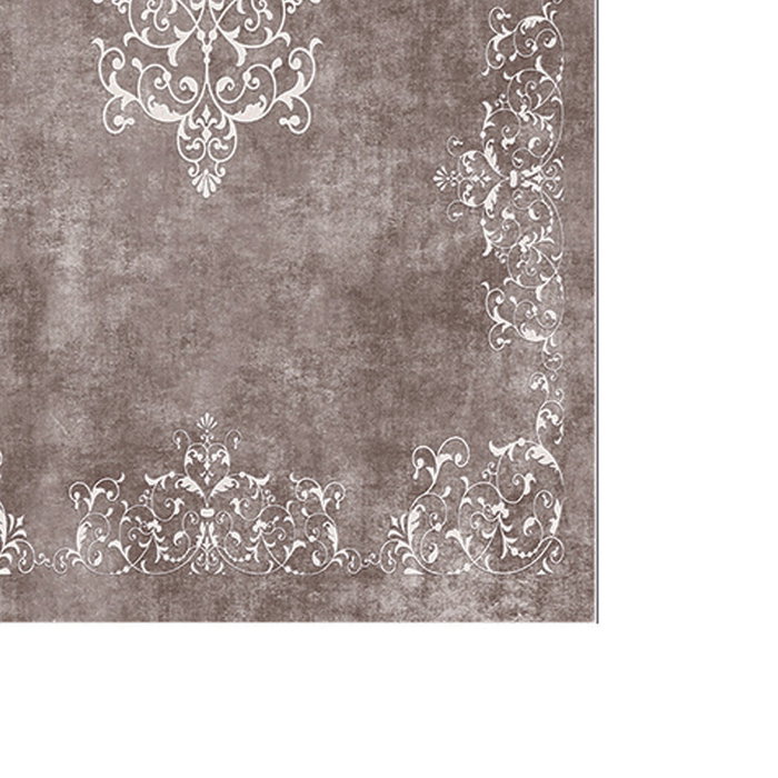 Mijölnir 510616 Juego de Alfombras de Baño Taupe Grey, 100% Poliéster Antideslizante Antibacteriano, 50x60 cm y 60x100 cm